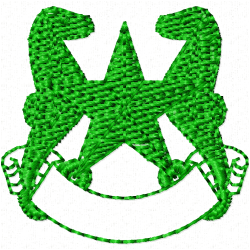 Seahorses Embroidery Design 1 Seahorses Embroidery Design 1